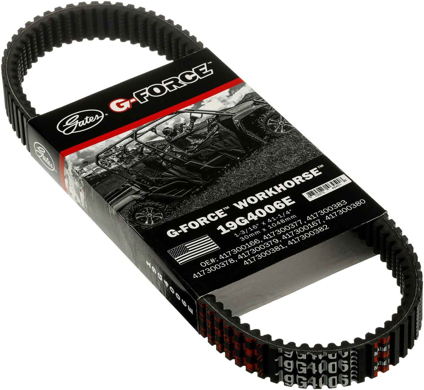 Gates 19G4006E Automatic Continuously Variable Transmission (CVT) Belt