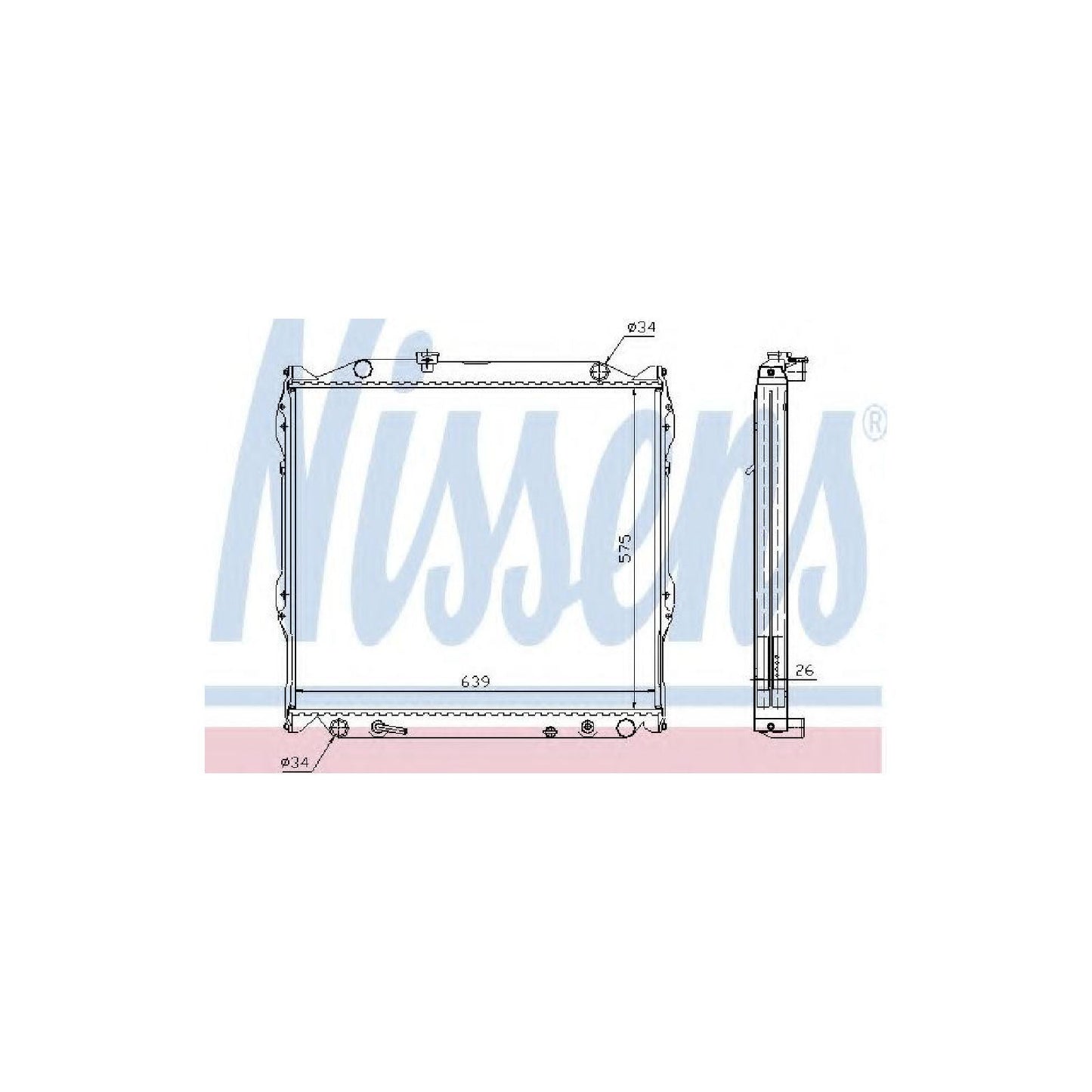 Nissens North America 647551 Radiator