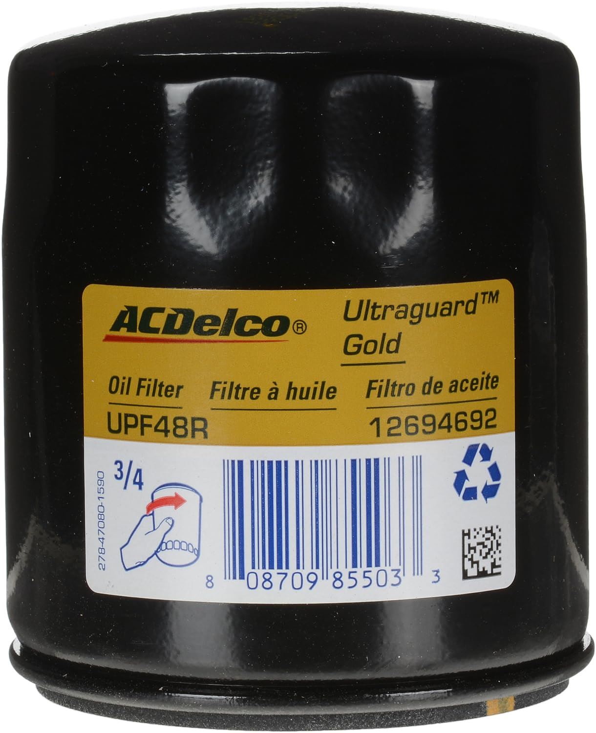 Filtro de aceite de motor ACDelco GM equipo original UPF48R