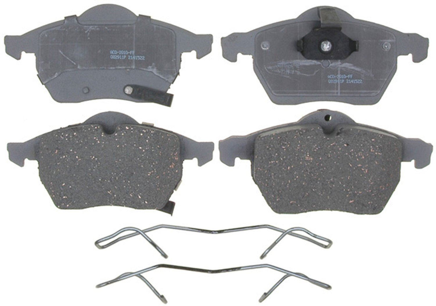 ACDelco Advantage 14D819CH Jeu de plaquettes de frein à disque