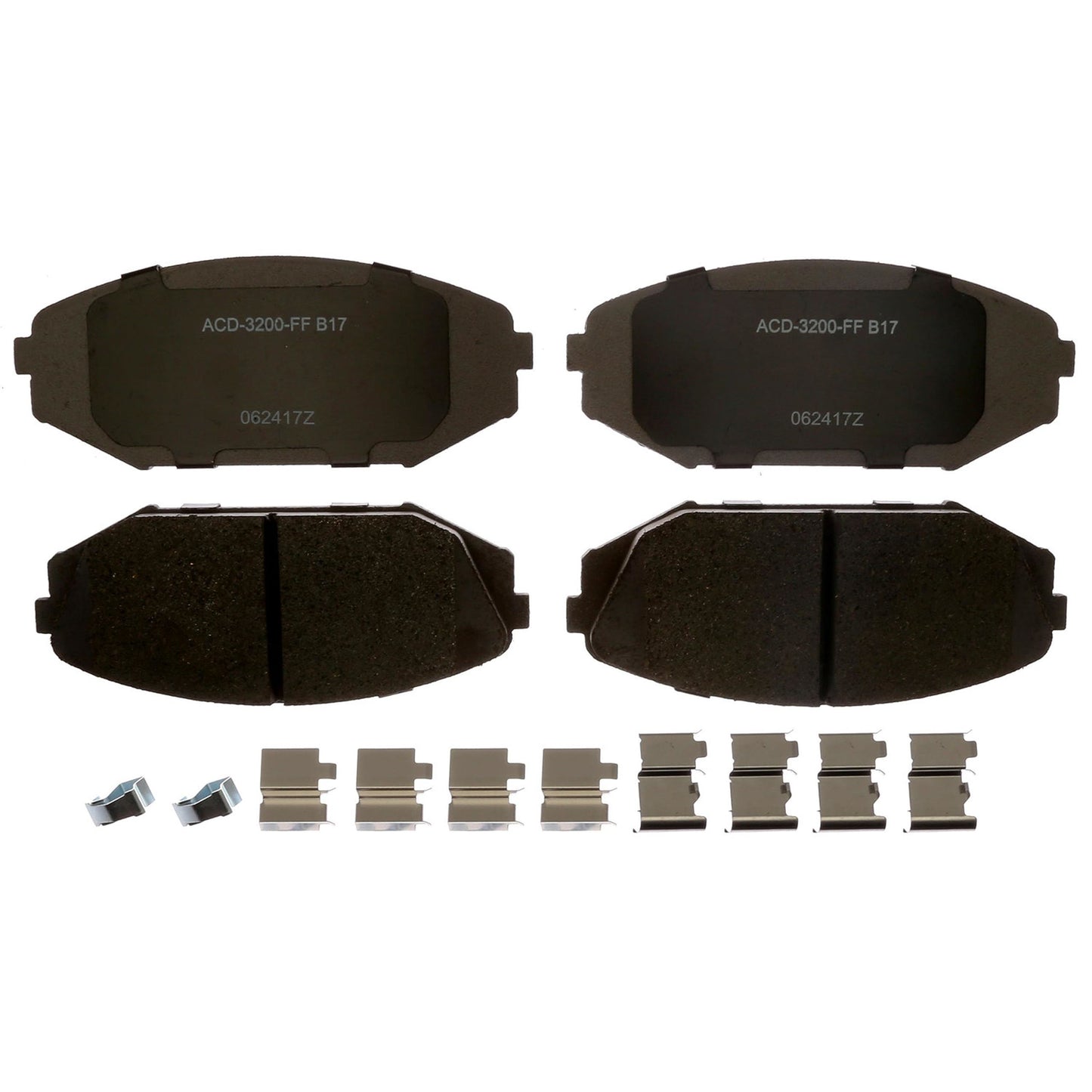 ACDelco Advantage 14D793CHF1 Jeu de plaquettes de frein à disque