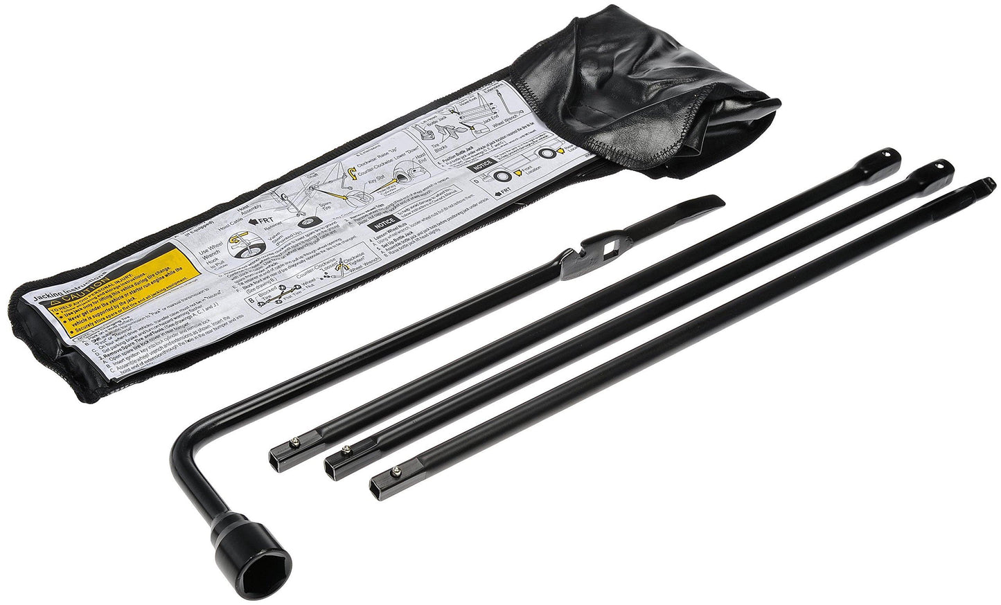 Dorman 926-000 Mango de gato para neumáticos de repuesto/llave de tuercas para ruedas