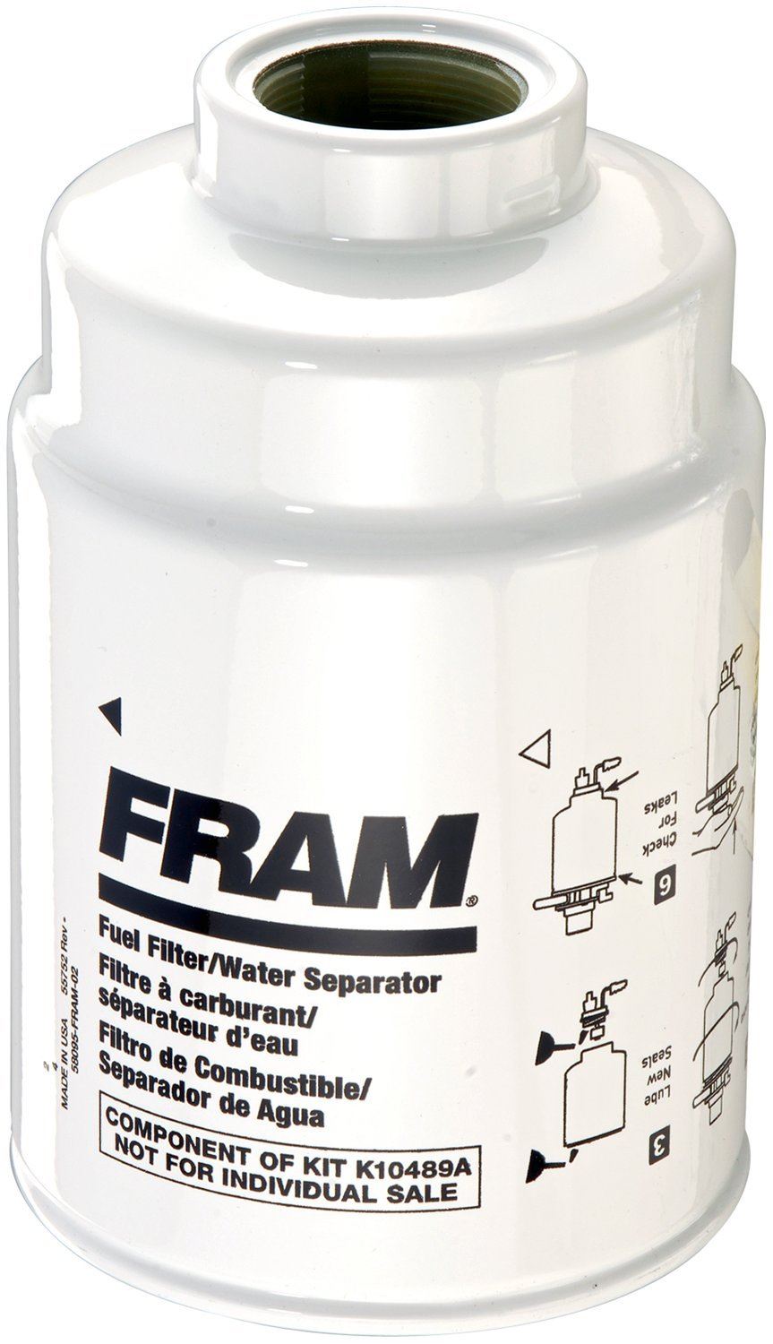Fram K10489A Kit de filtro de combustible