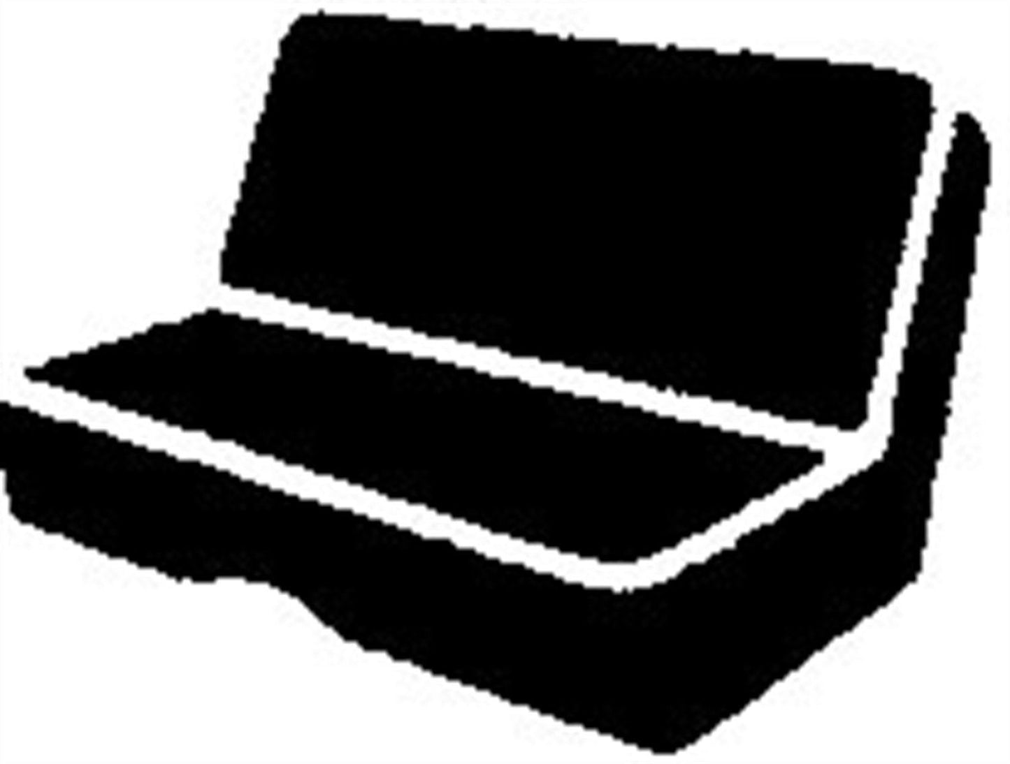 Funda de asiento FIA TR46 NEGRO