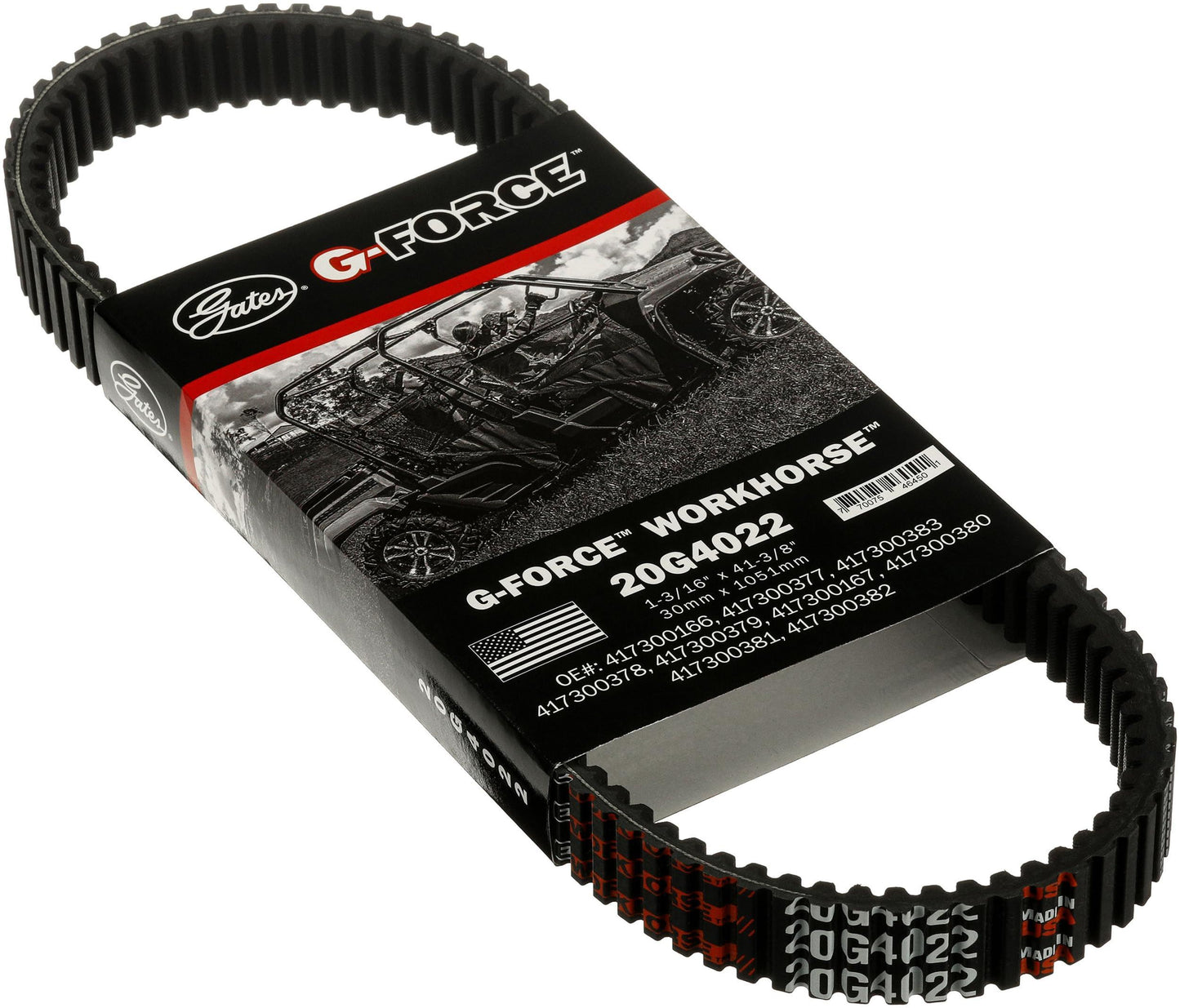 Gates 20G4022 Automatic Continuously Variable Transmission (CVT) Belt