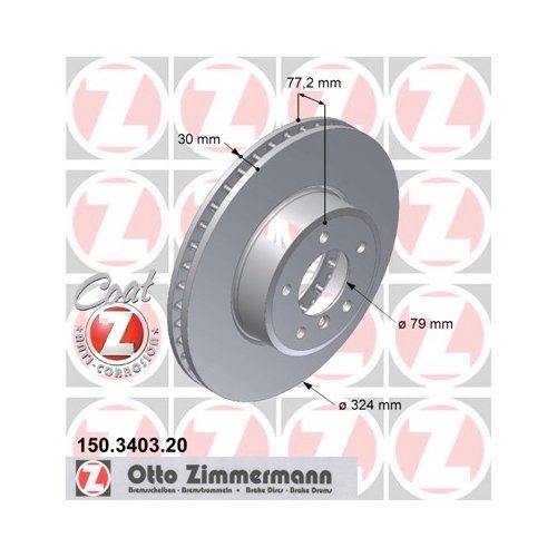 Zimmermann 150340320 (Pack of 2)