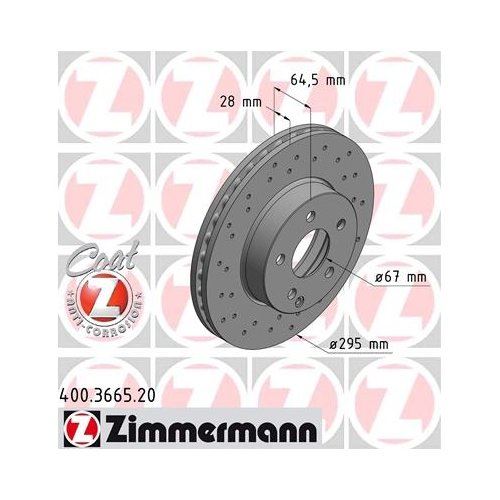 ZIMMERMANN 400366520 (PACK DE 2)
