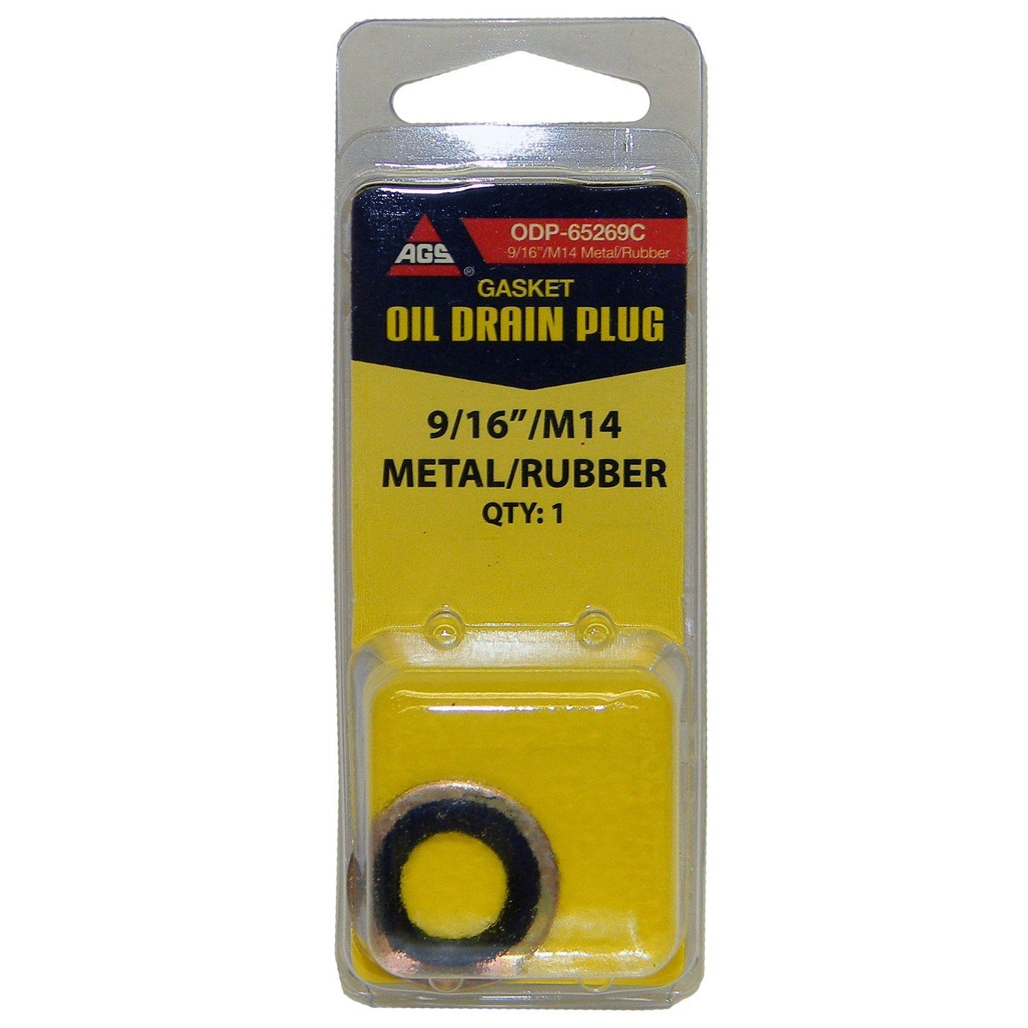 AGS Company ODP-65269C Junta de tapón de drenaje de aceite del motor