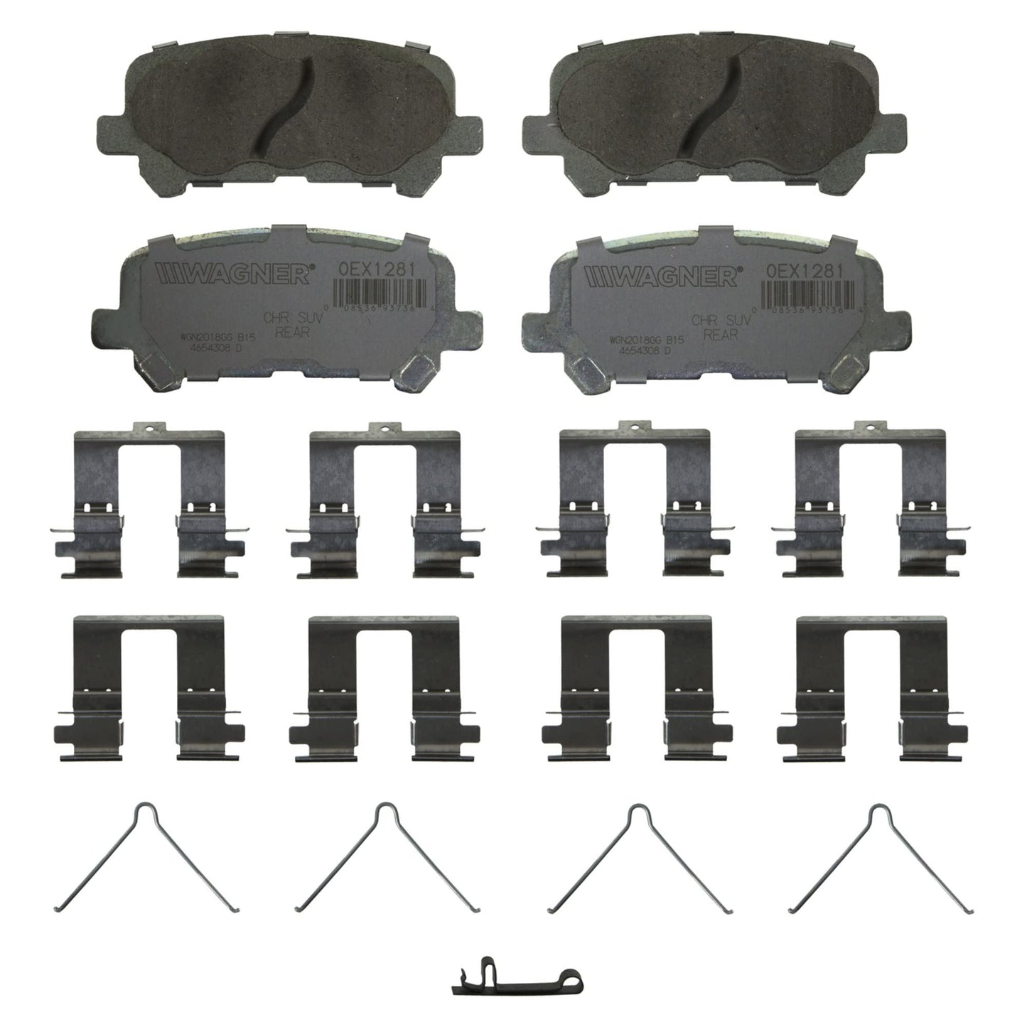 Wagner OEX1281 Disc Brake Pad Set