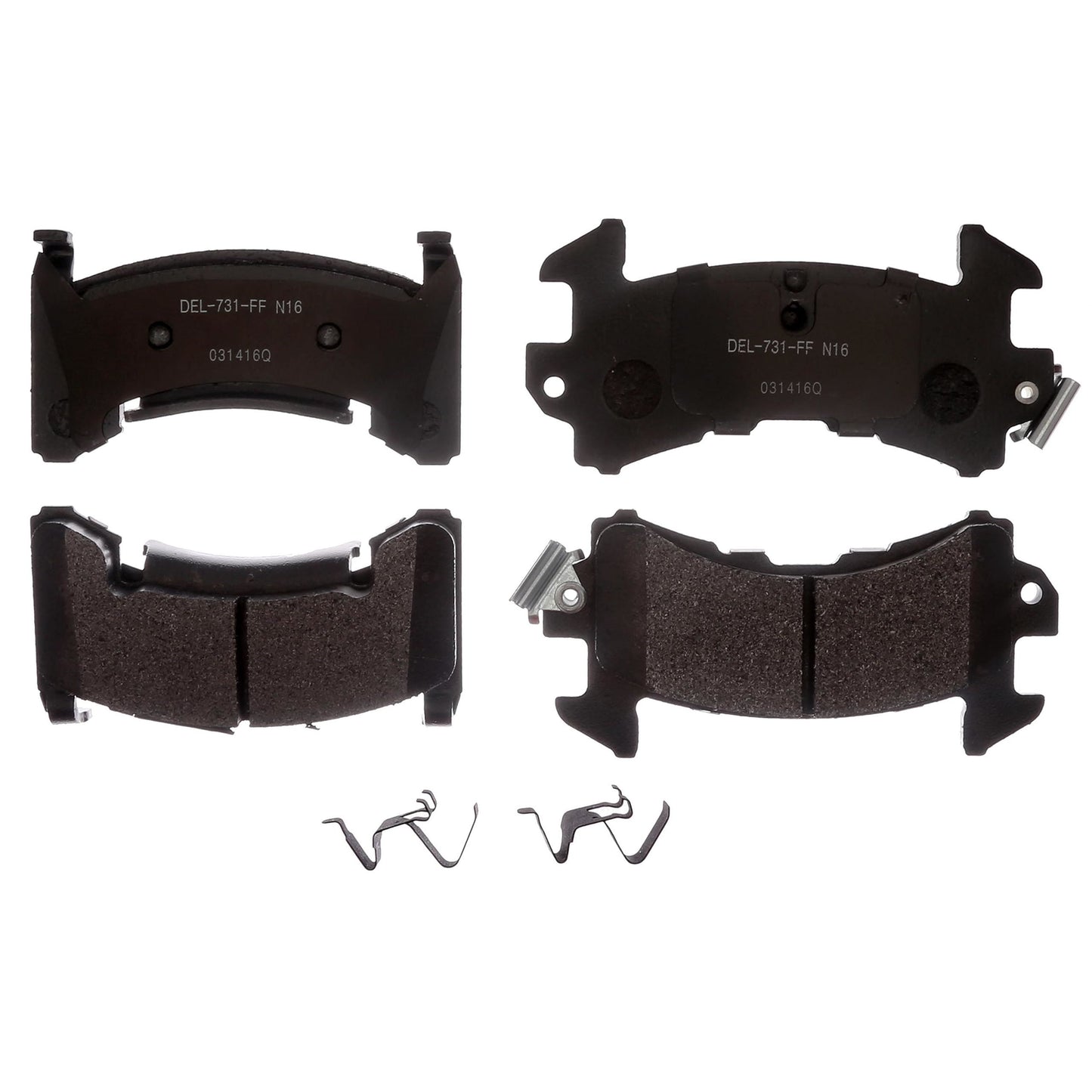 ACDelco Professional Durastop 17D154MH Jeu de plaquettes de frein à disque