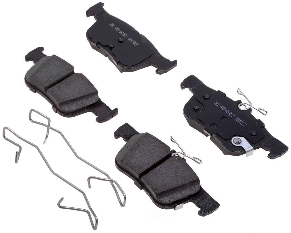 ACDelco Professional Durastop 17D1833CH Disc Brake Pad Set