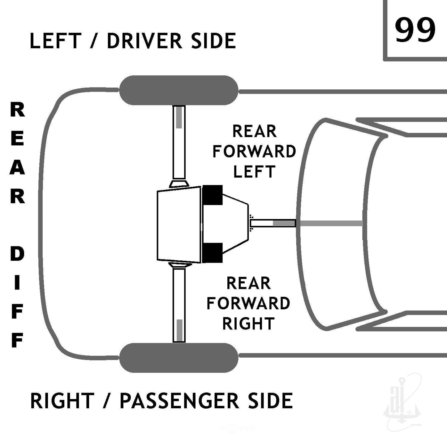 Anchor 9996 Differential Mount