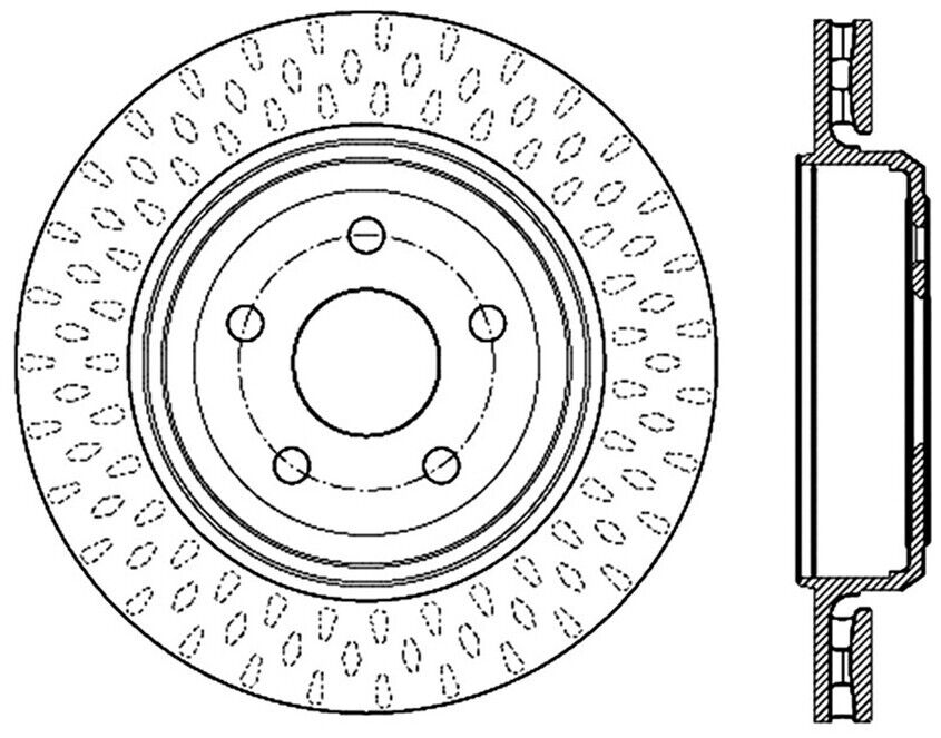 Stoptech 126.58009SL Disc Brake Rotor