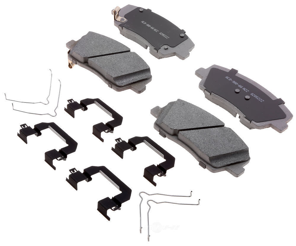 ACDelco Professional Durastop 17D2081CH Disc Brake Pad Set