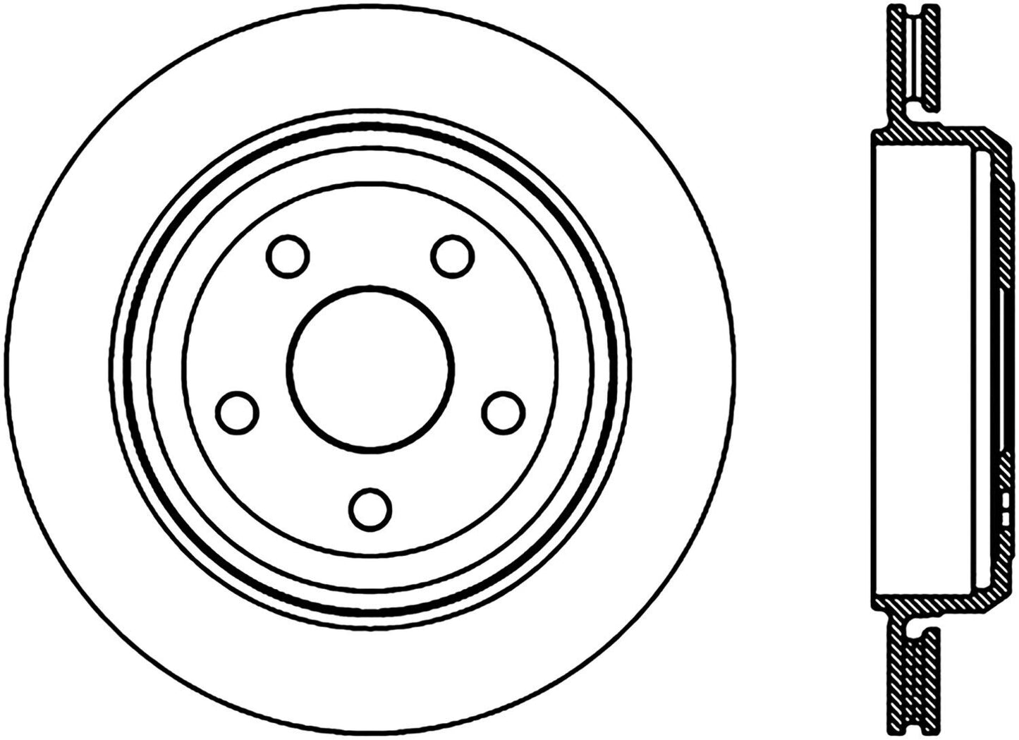 Stoptech 126.58007SR Disc Brake Rotor
