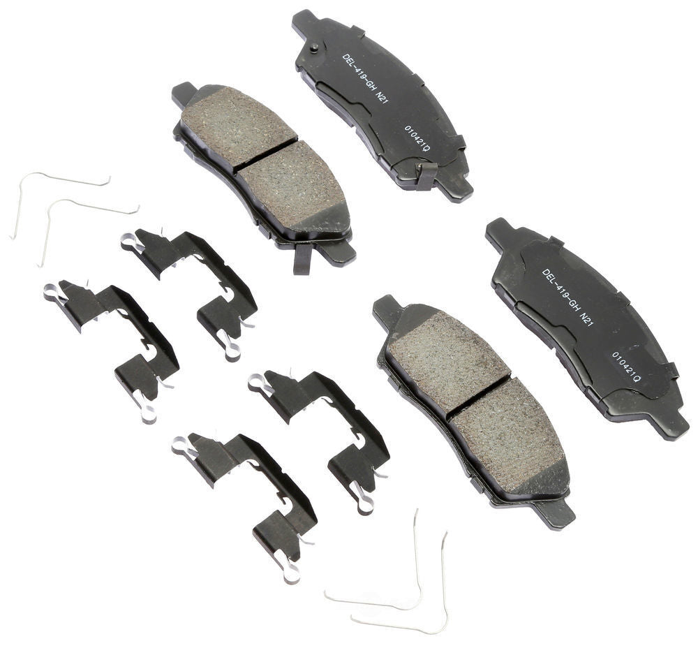 ACDelco Professional Durastop 17D1592CHF1 Disc Brake Pad Set
