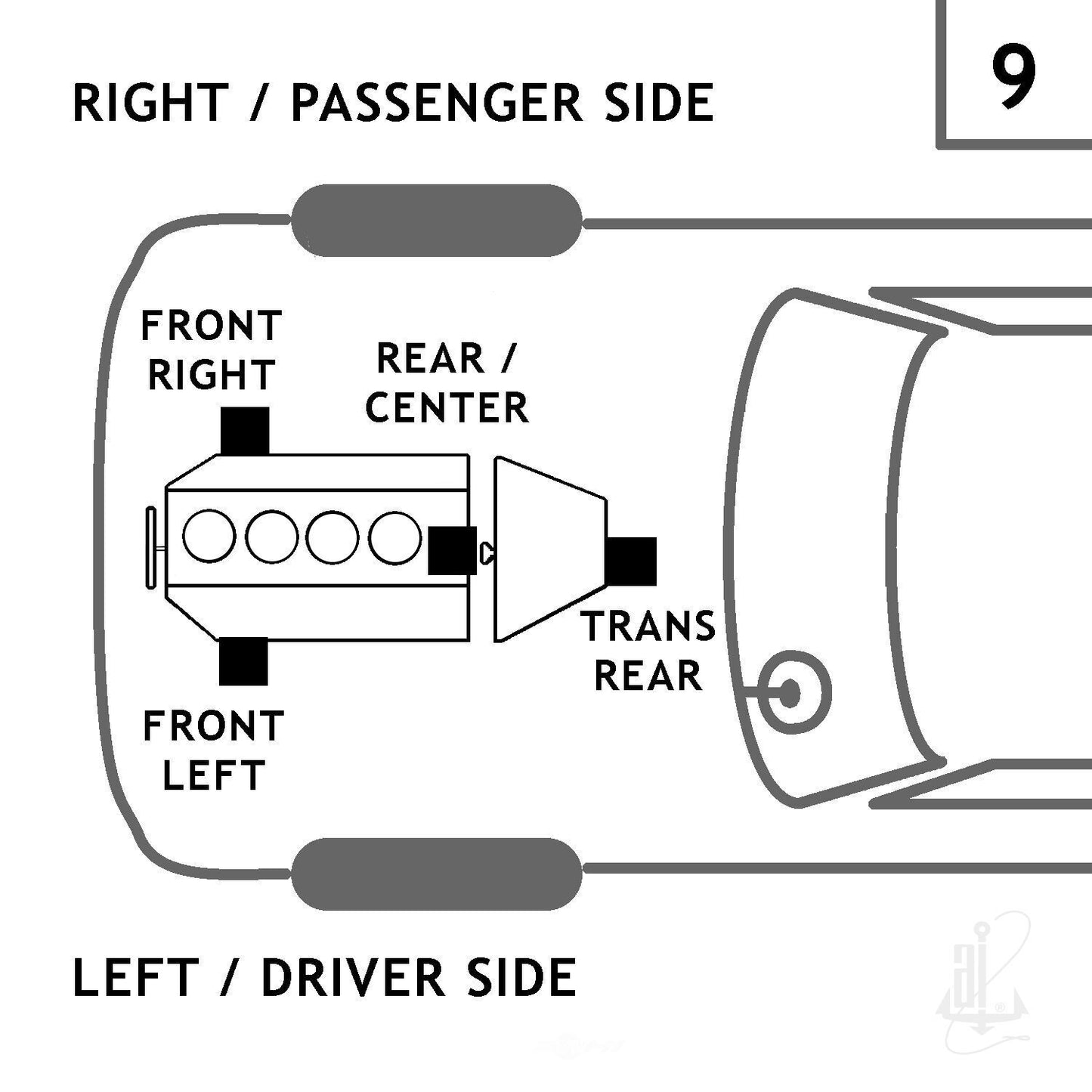 Anchor 10110 Automatic Transmission Mount