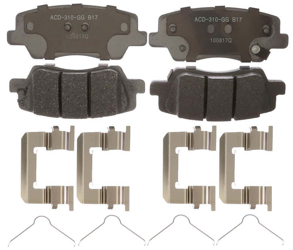 ACDelco Advantage 14D1839CH Disc Brake Pad Set