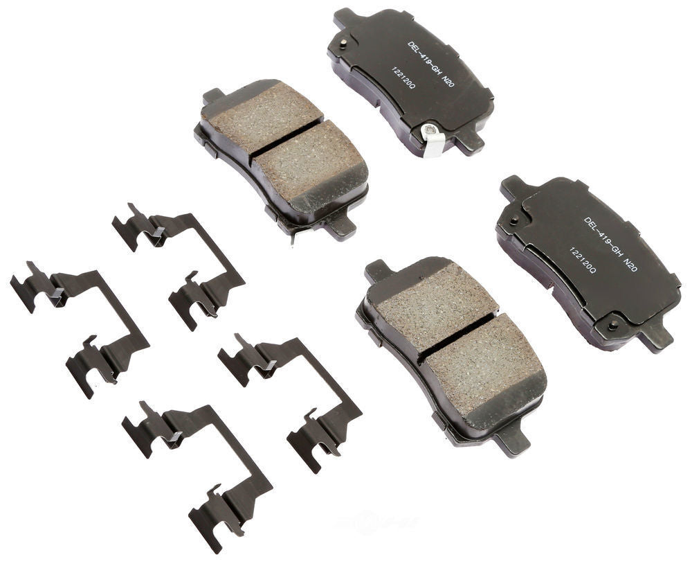 ACDelco Professional Durastop 17D1028CHF1 Disc Brake Pad Set