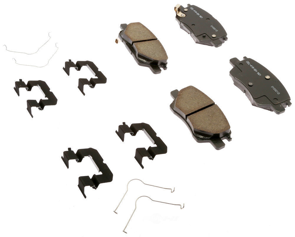 ACDelco Professional Durastop 17D1844CHF1 Disc Brake Pad Set