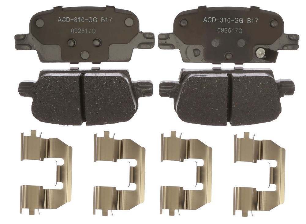 ACDelco Advantage 14D1921CH Disc Brake Pad Set