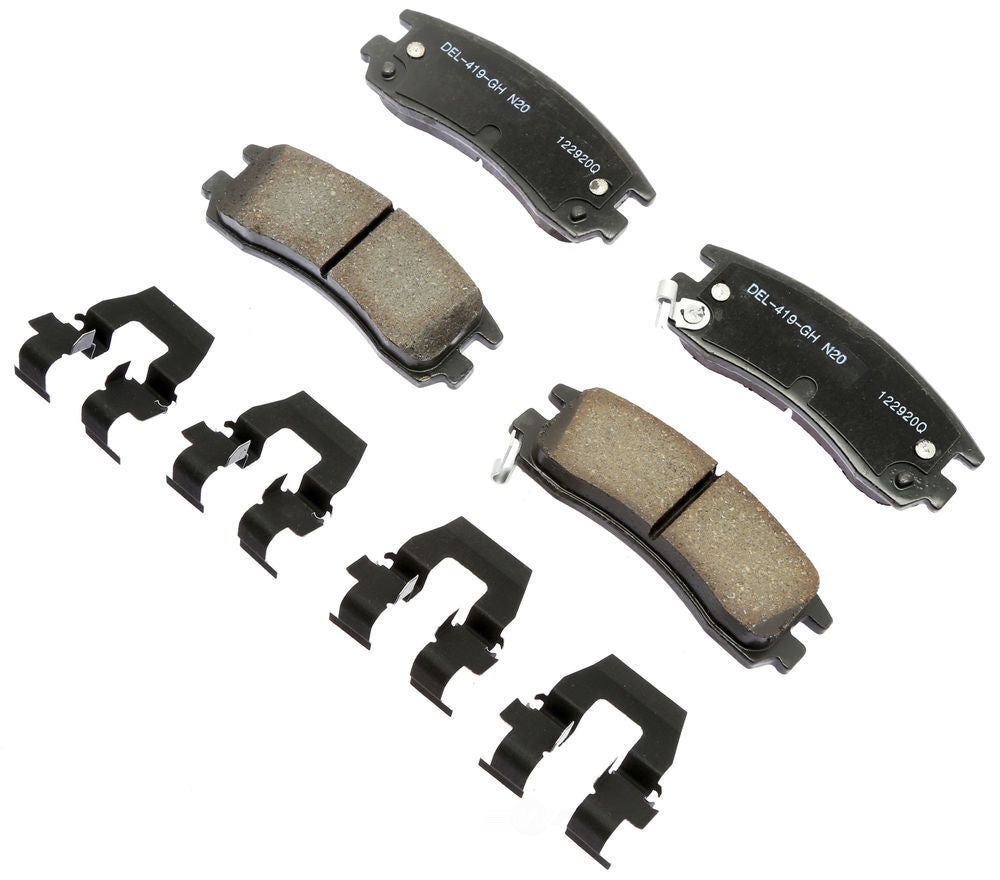 ACDelco Professional Durastop 17D698CHF1 Disc Brake Pad Set