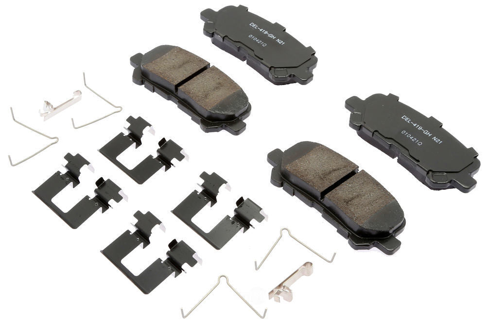 ACDelco Professional Durastop 17D1281CHF1 Disc Brake Pad Set