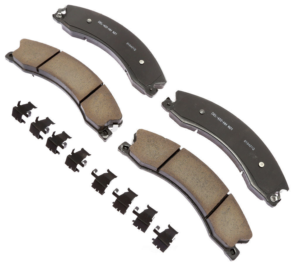 ACDelco Professional Durastop 17D1411CHF1 Disc Brake Pad Set