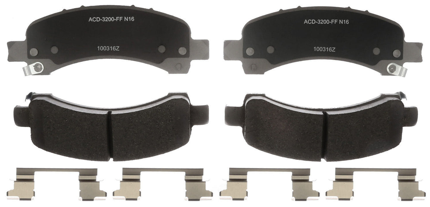 ACDelco Advantage 14D974CHF1 Disc Brake Pad Set