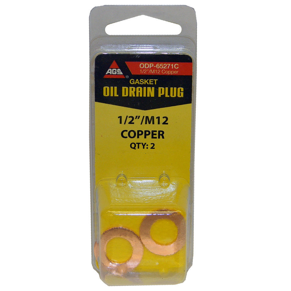 AGS Company ODP-65271C Engine Oil Drain Plug Gasket