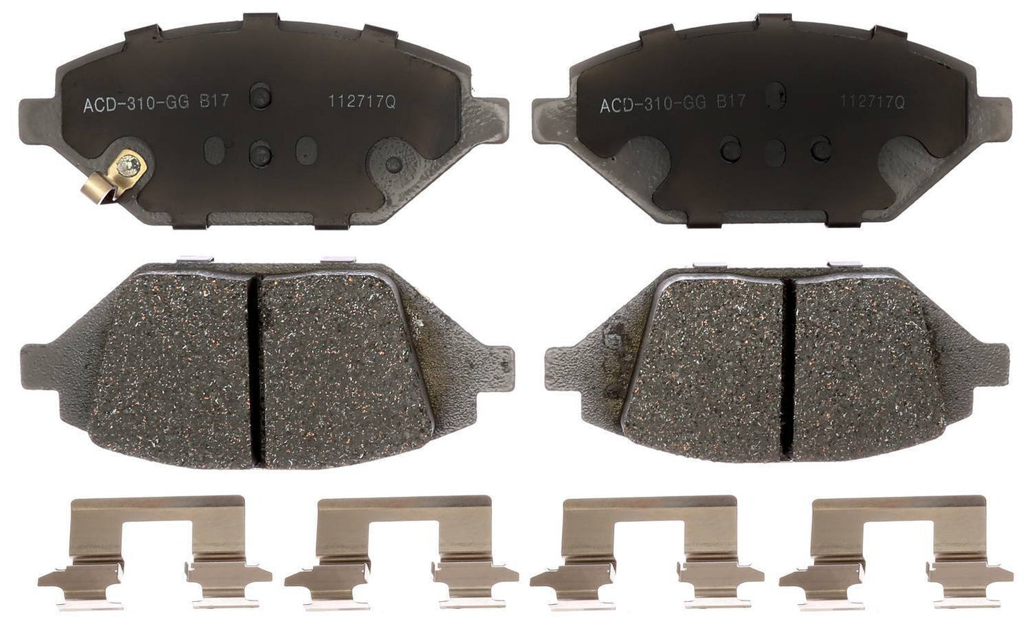 ACDelco Advantage 14D1864CH Disc Brake Pad Set