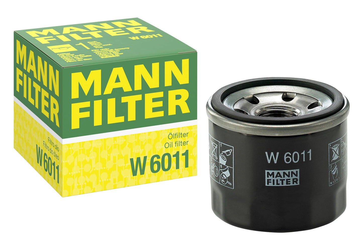 MANN-FILTER W 6011 Filtro de aceite del motor