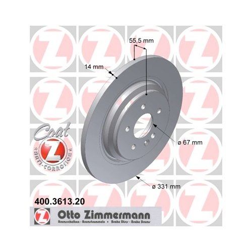 Zimmermann 400361320 (Pack of 2)