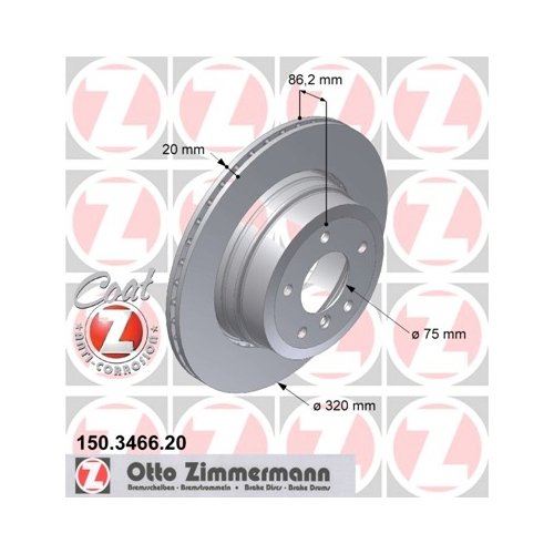 Zimmermann 150346620 (Pack of 2)