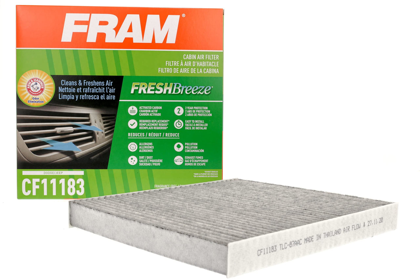 Filtre à air d'habitacle Fram CF11183