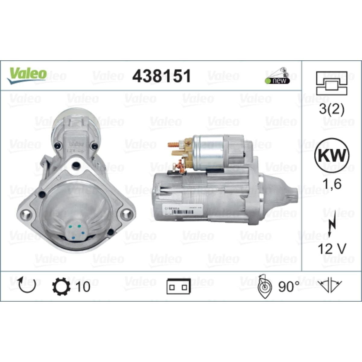 Valeo 438151 Motor de arranque