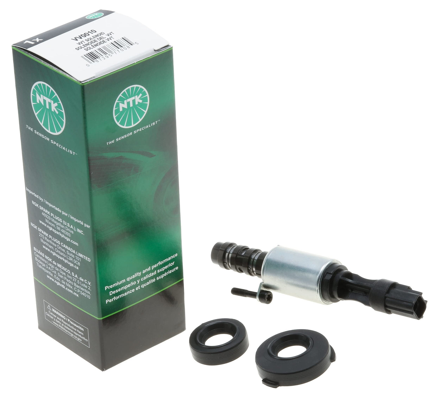 Solenoide de sincronización variable de válvulas (VVT) del motor NGK VV0010