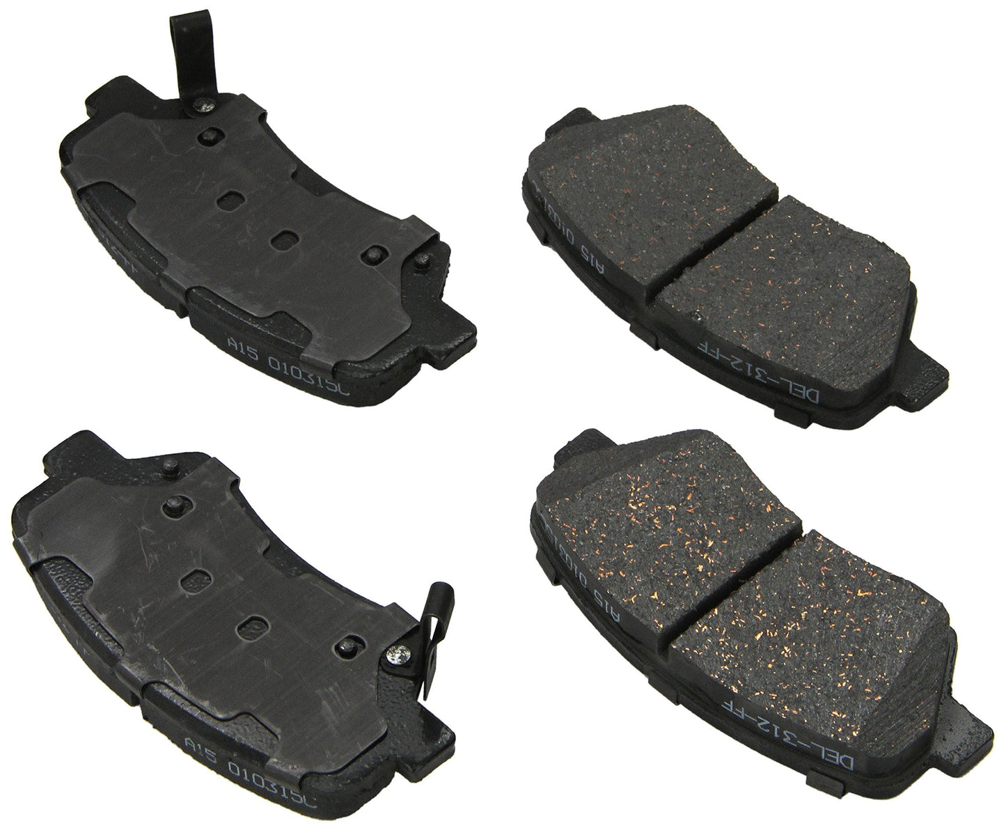 ACDelco Professional Durastop 17D1543CH Juego de pastillas de freno de disco