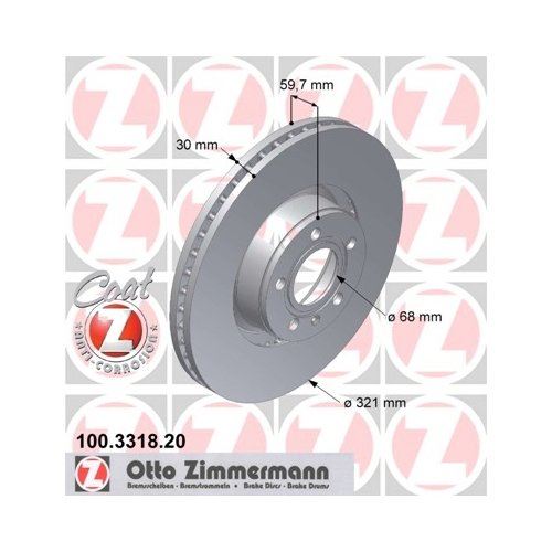 Zimmermann 100331820 (Pack of 2)
