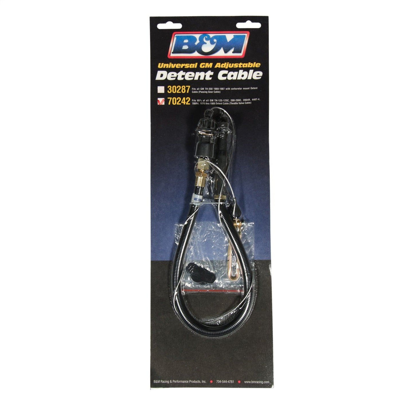 B&M 70242 Câble de verrouillage de transmission automatique
