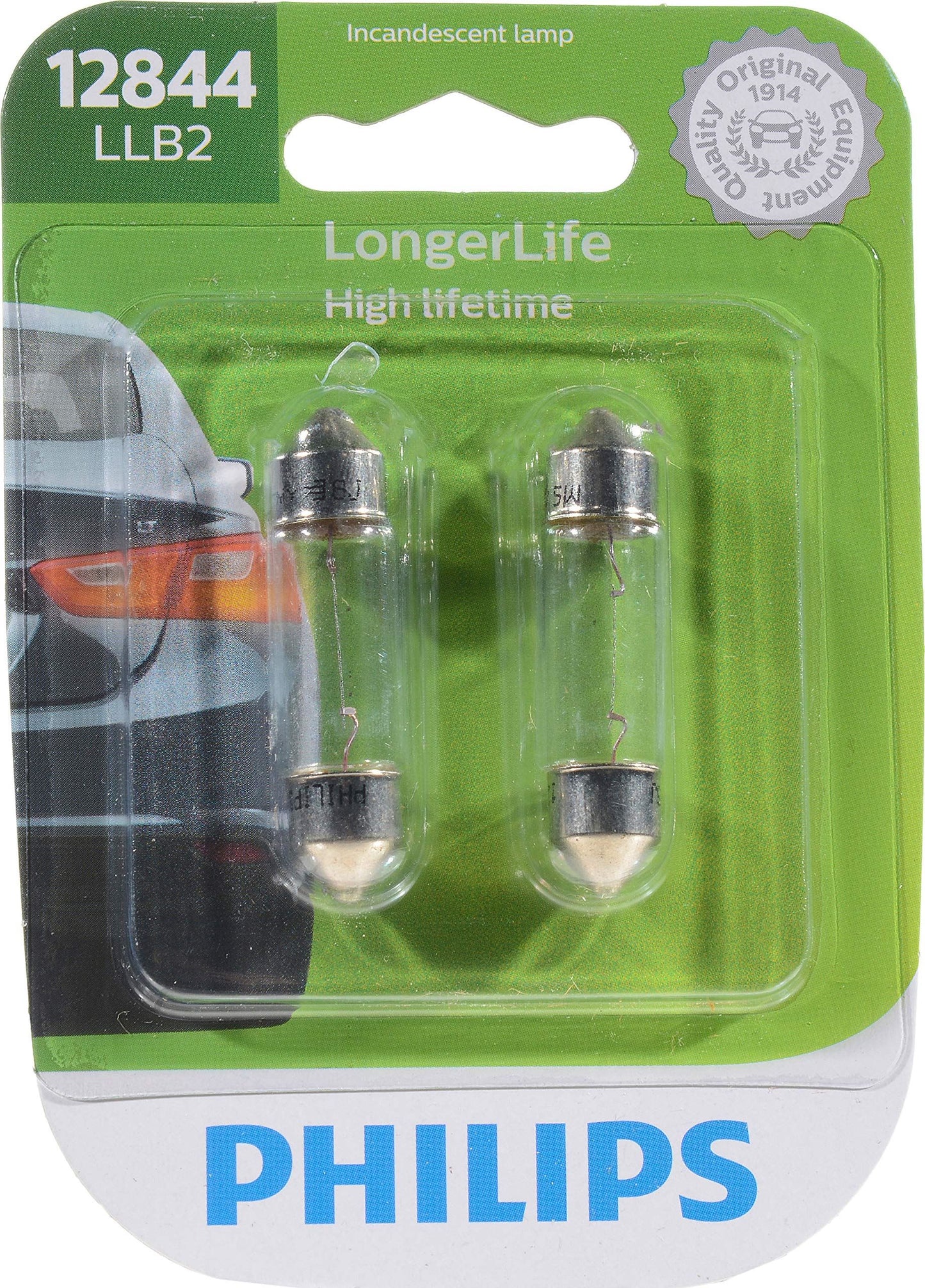 Philips 12844LLB2 Ampoule de plaque d'immatriculation