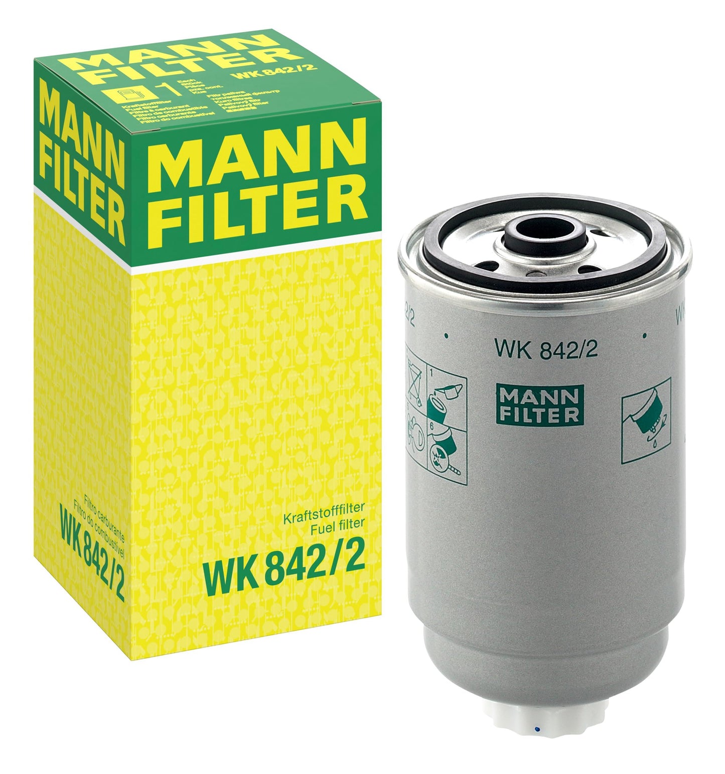MANN-FILTER WK 842/2 Filtro de combustible