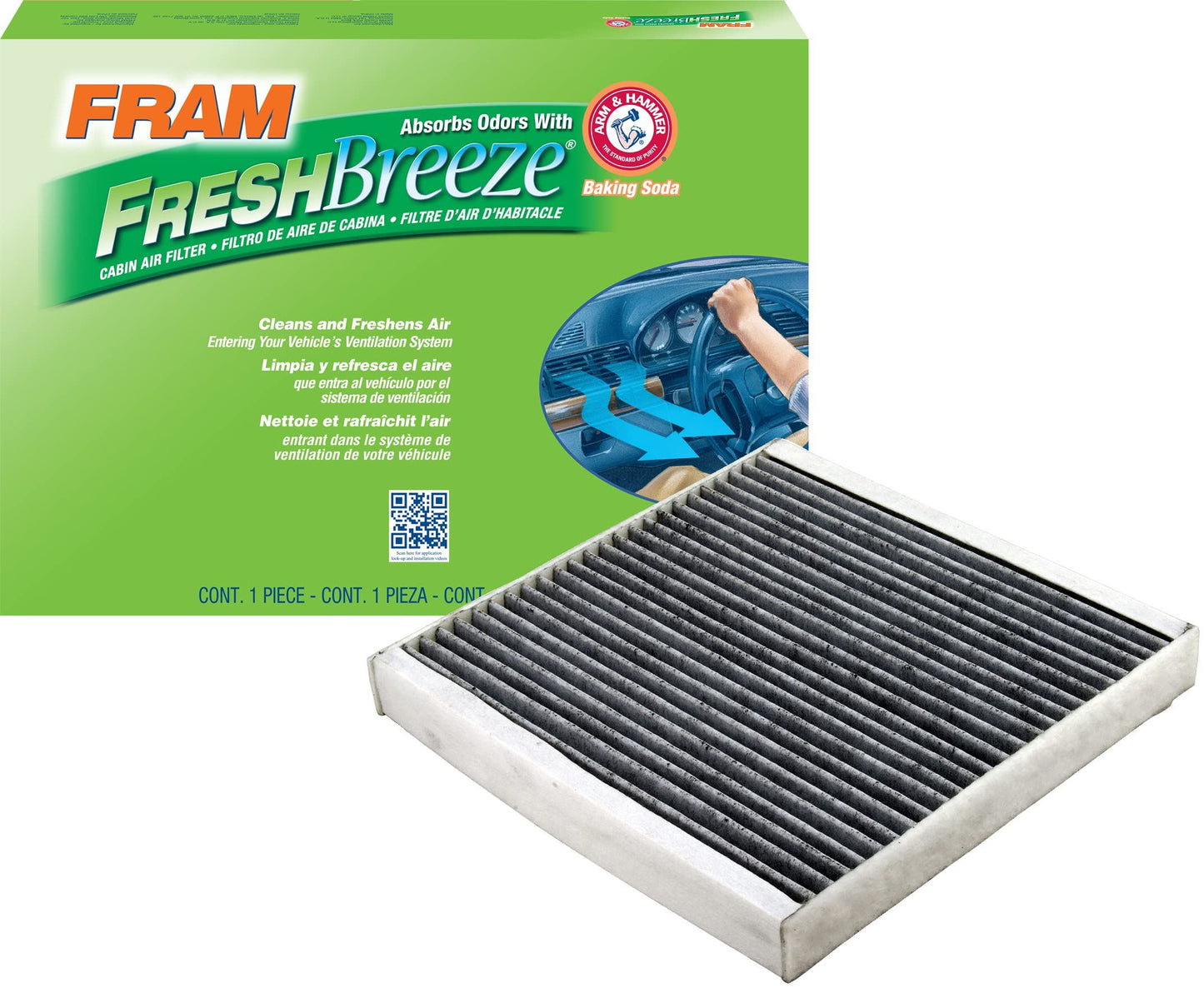 Filtro de aire de cabina Fram CF10612