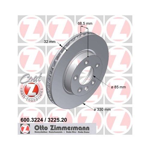 Zimmermann 600322420 (Pack of 2)