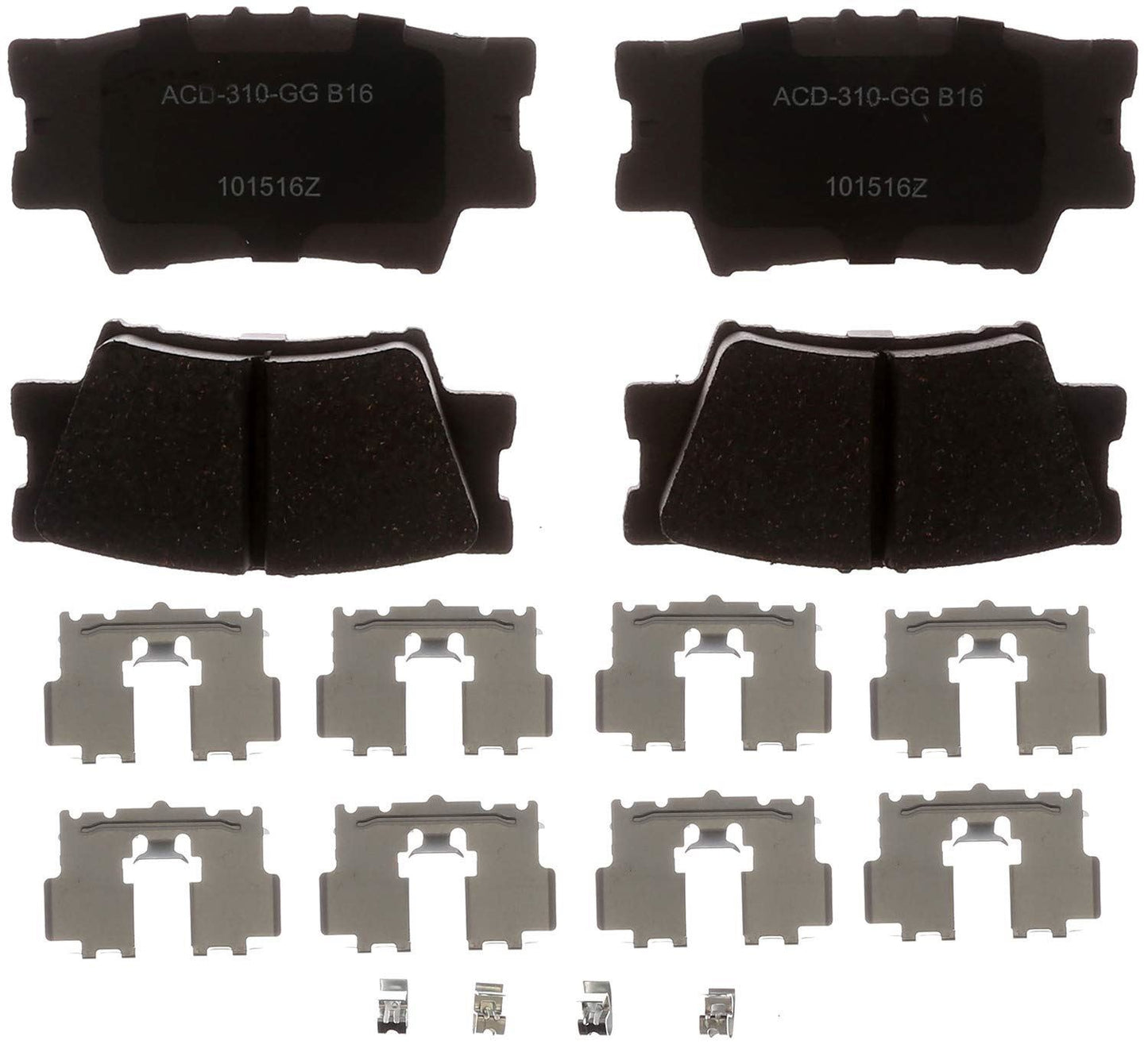 ACDelco Advantage 14D1212CHF1 Disc Brake Pad Set