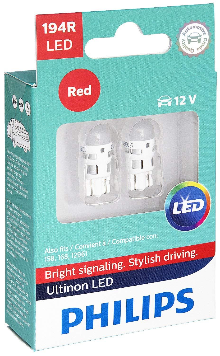Ampoule de feu de position latéral Philips 194RLED