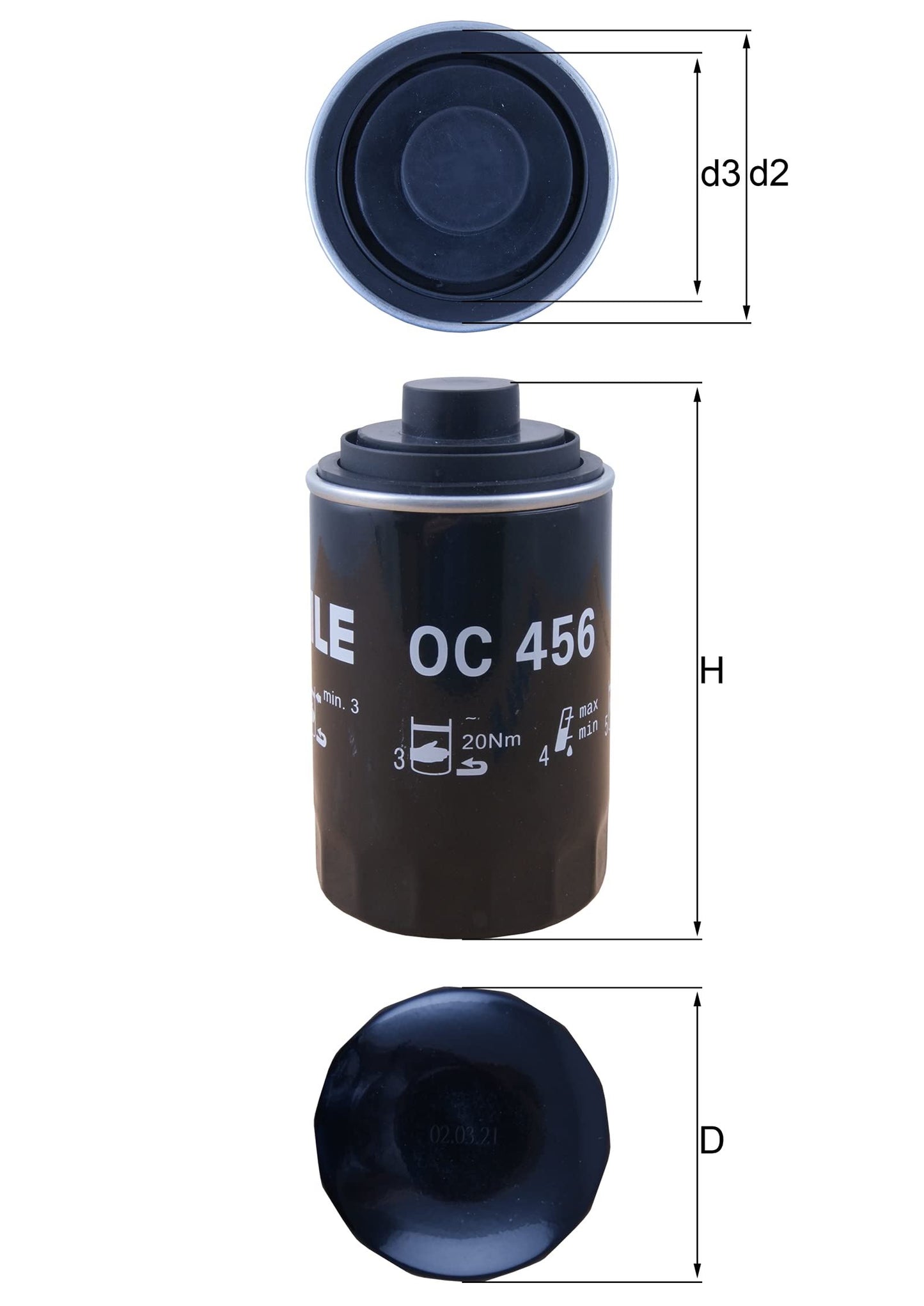 Mahle OC 456 Engine Oil Filter