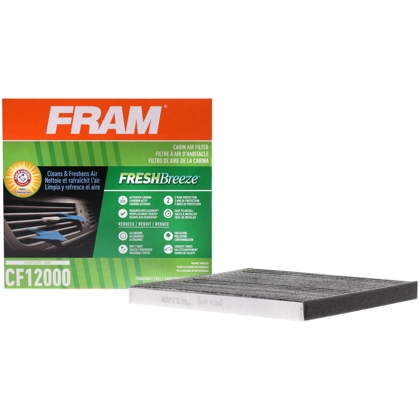 Filtro de aire de cabina Fram CF12000