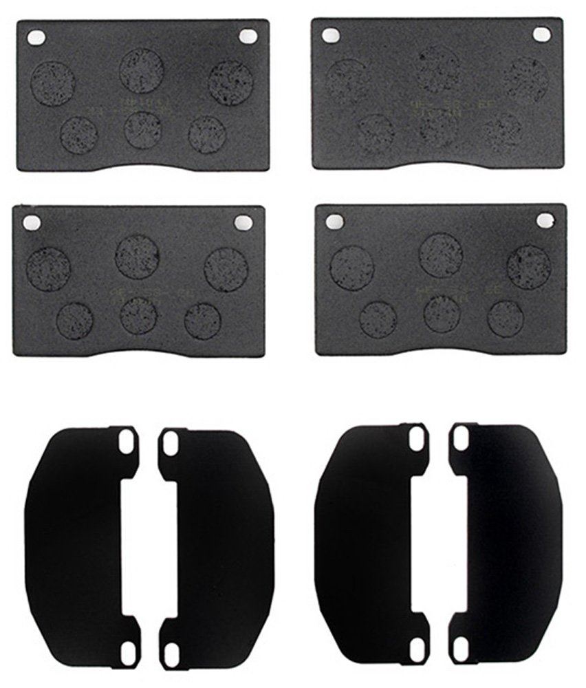 Jeu de plaquettes de frein à disque Raybestos PGD135M