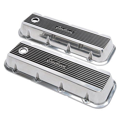 Edelbrock 4275 Ensemble de couvercles de soupape moteur